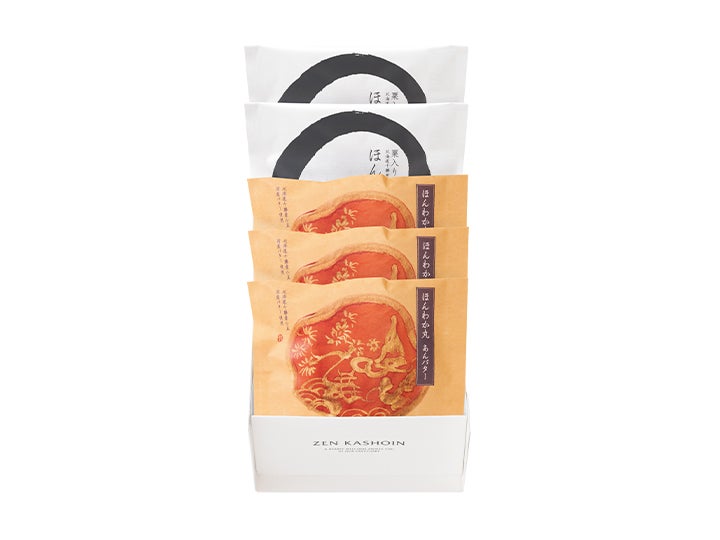 ほんわか丸(どら焼き)あんバター3個/ほんわか丸(栗入りどら焼き)2個