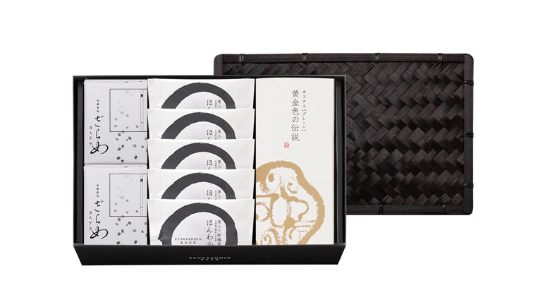 ざらめカステラ2個/ほんわか丸(栗入りどら焼き)5個/黄金色の伝説（カステラ/プレーン）1本の詰合せ